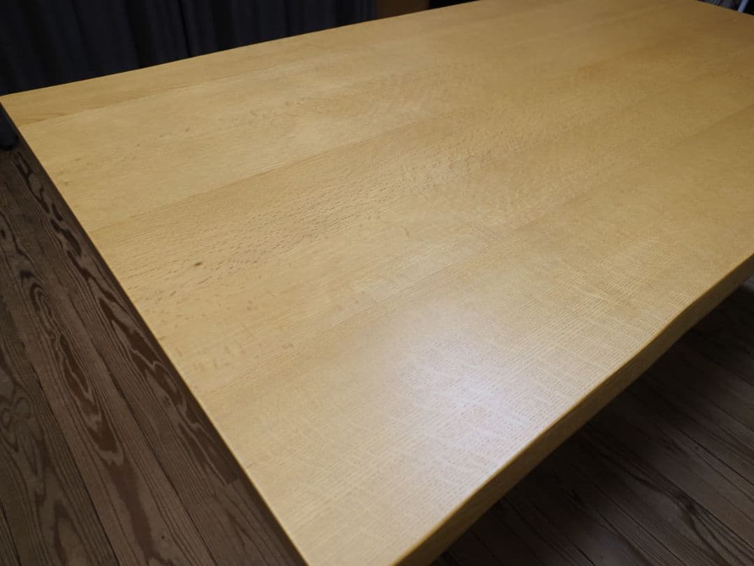 ナチュラル木製ダイニングテーブル 大