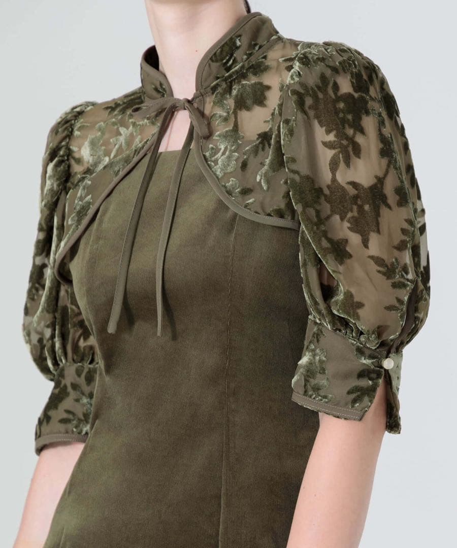 LEJA 花柄ボレロマーメイドワンピース　Mサイズ