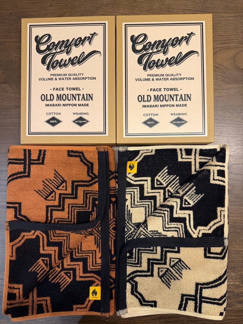 OLD MOUNTAIN フェイスタオル 2枚セット