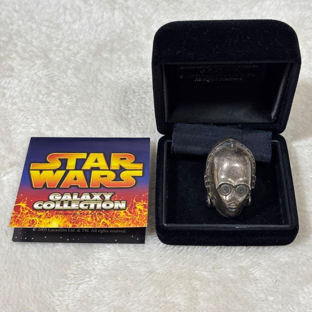 【レア】silver925 JAP工房 スターウォーズ C-3PO リング 指輪