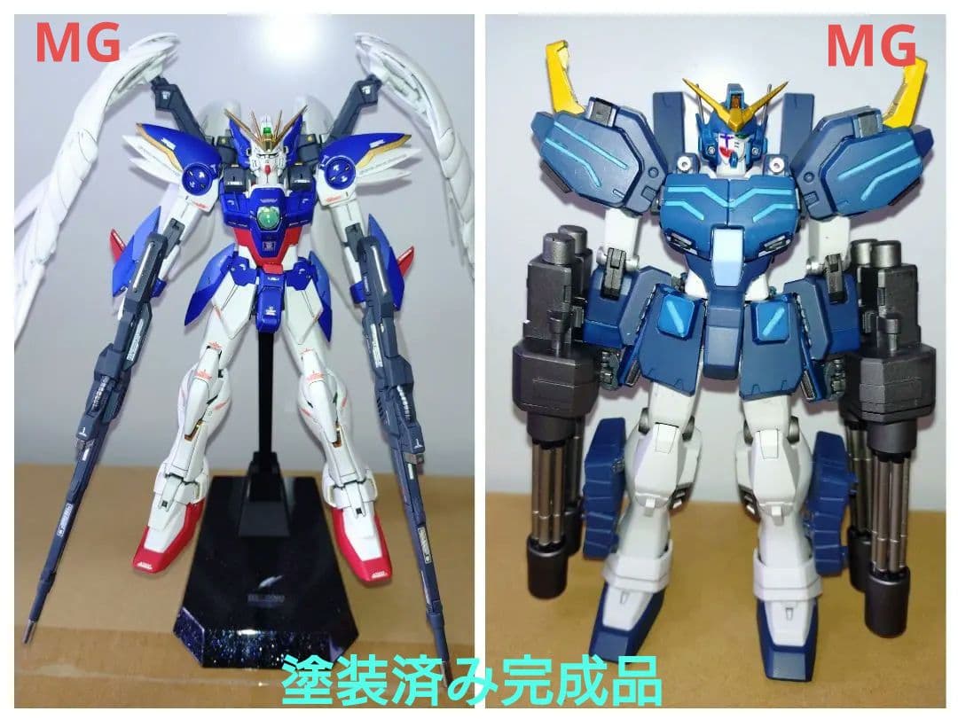 MGウイングガンダムゼロＥＷ版　塗装済み完成品 2体 素組4体ガンプラまとめ売り