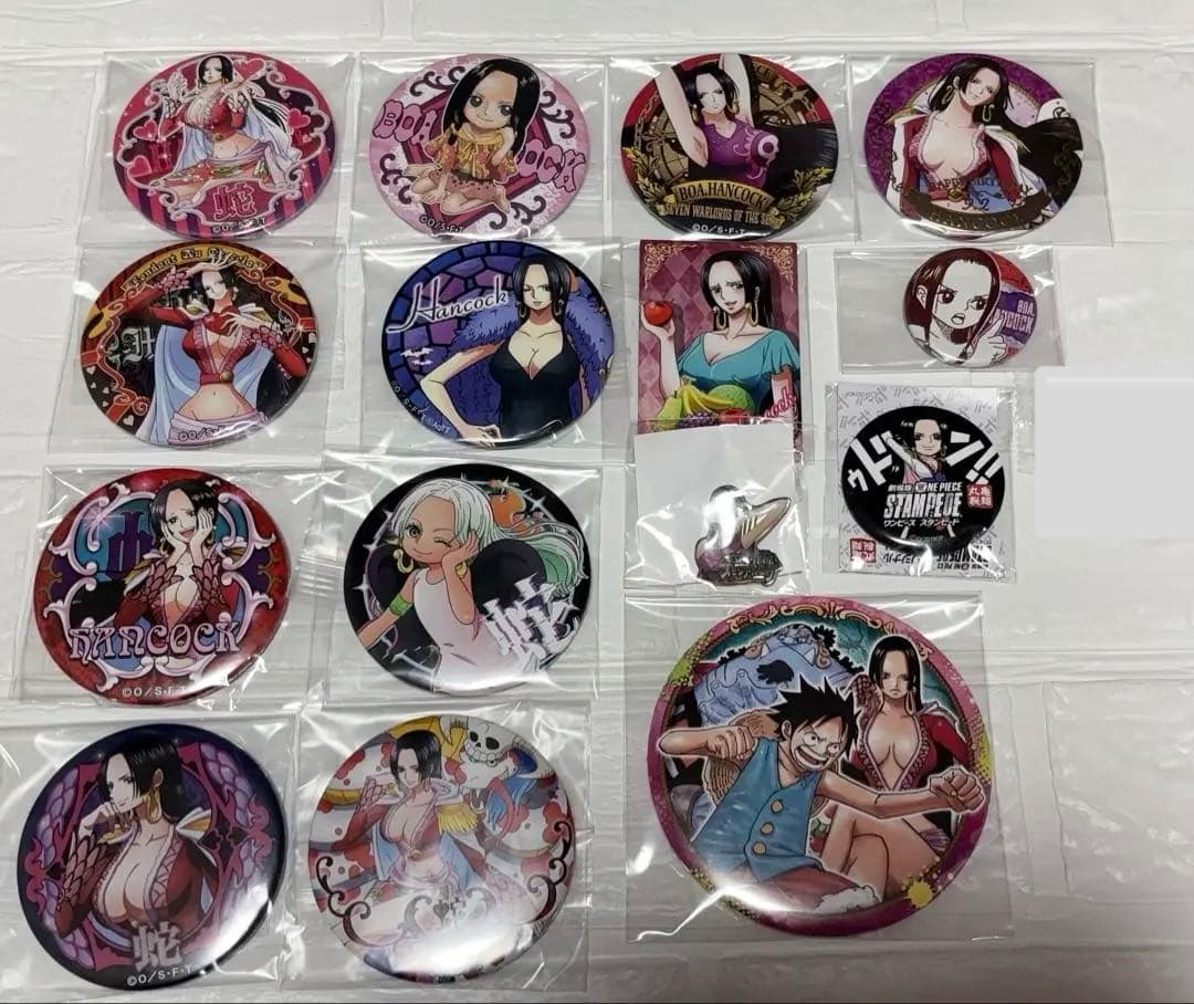ハンコック　缶バッジ　ワンピース　輩缶バッジ