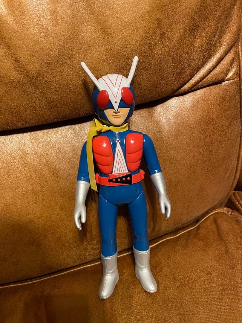 ライダーマン　無版権　パチ ソフビ　仮面ライダー