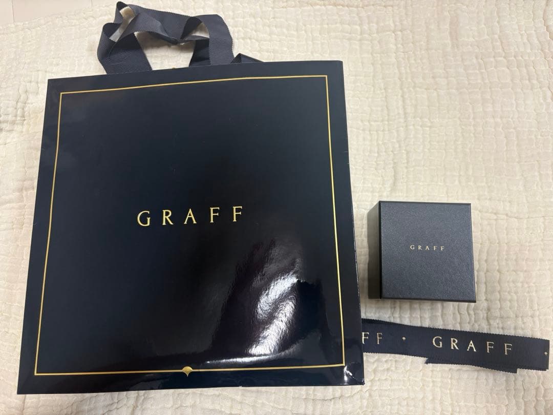 GRAFF グラフ　リングケース　ショッパー　リボン