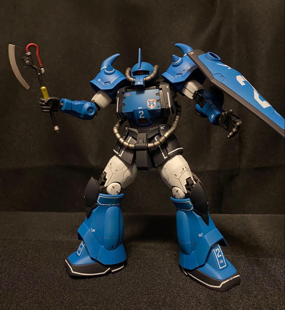 【ガンプラ完成品】　HG プロトタイプグフ　機動実証機　ブルーカラーVer.