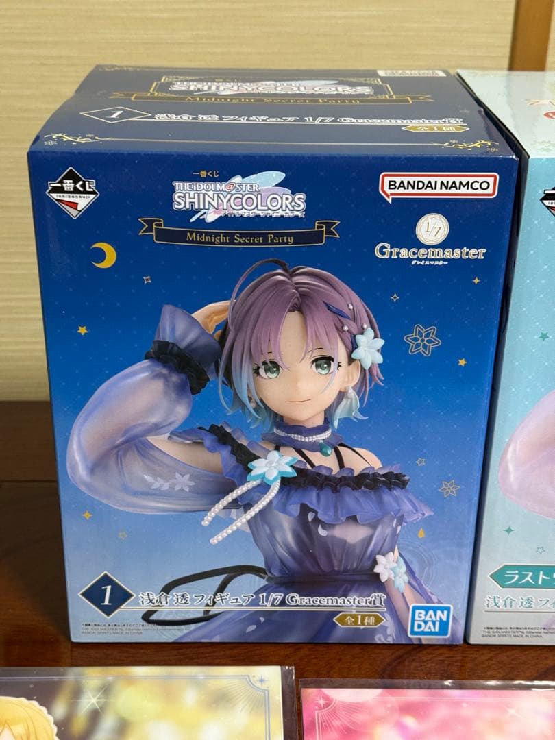 アイドルマスター浅倉透 フィギュア　ラストワン賞　描きおろしクリアポスター