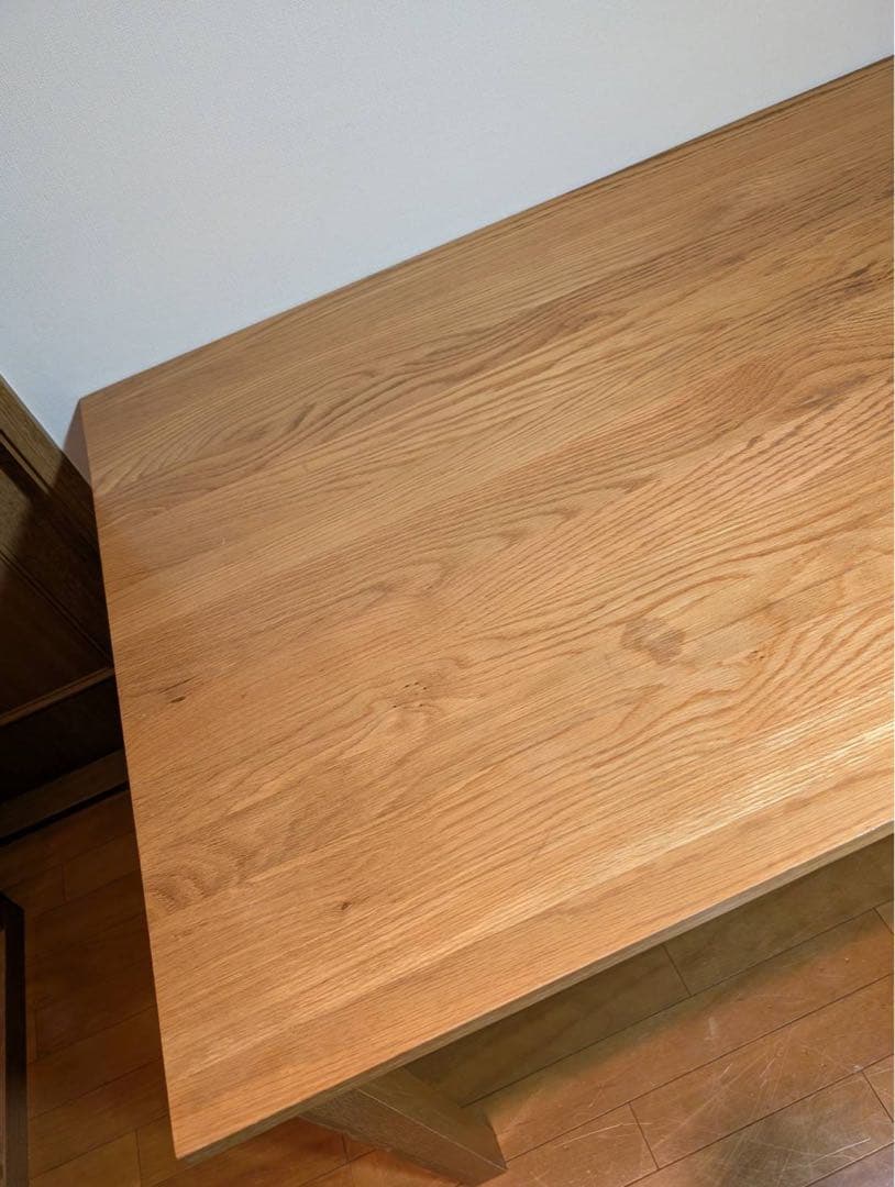 ■送料込■無印良品 MUJI 無垢材テーブル1 オーク材 ダイニングテーブル机