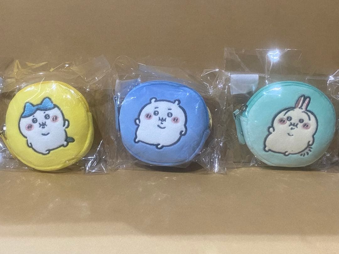 台湾限定 ちいかわ ぽっちゃり セブン ポーチ ハチワレ うさぎ 3点セット