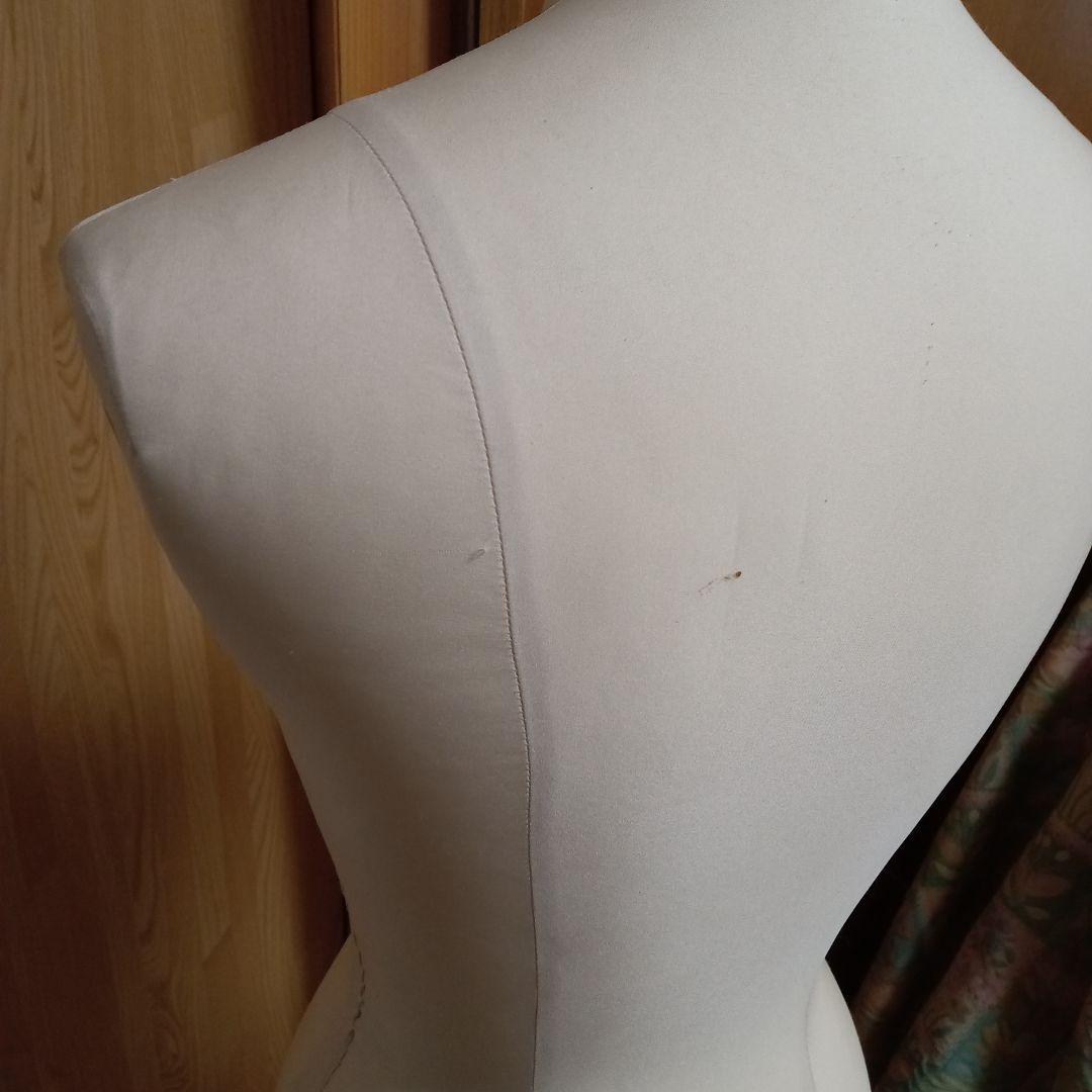 ホワイト マネキン 布製 金属スタンド❺