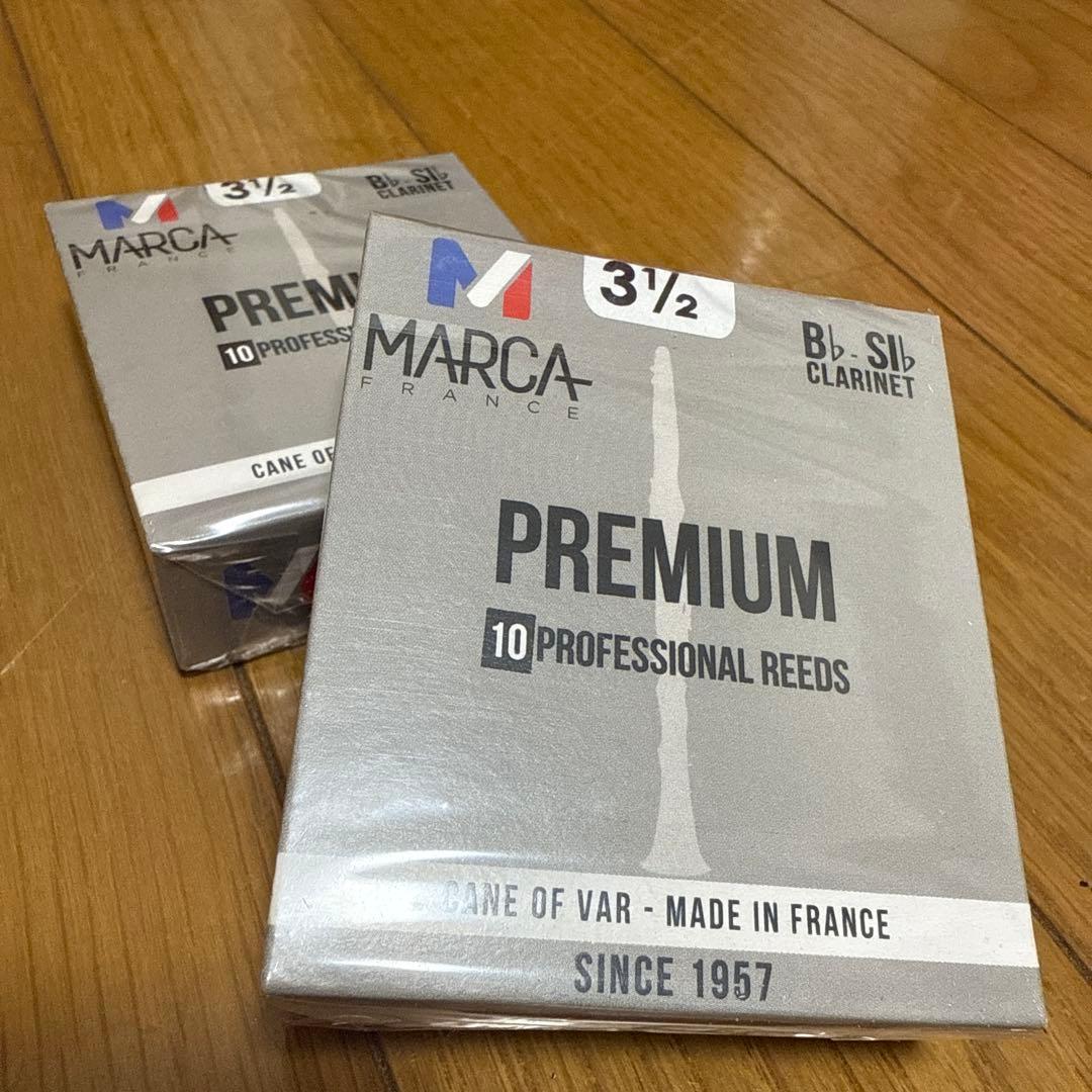 MARCA Premium 3 1/2 クラリネットリード 10本入り