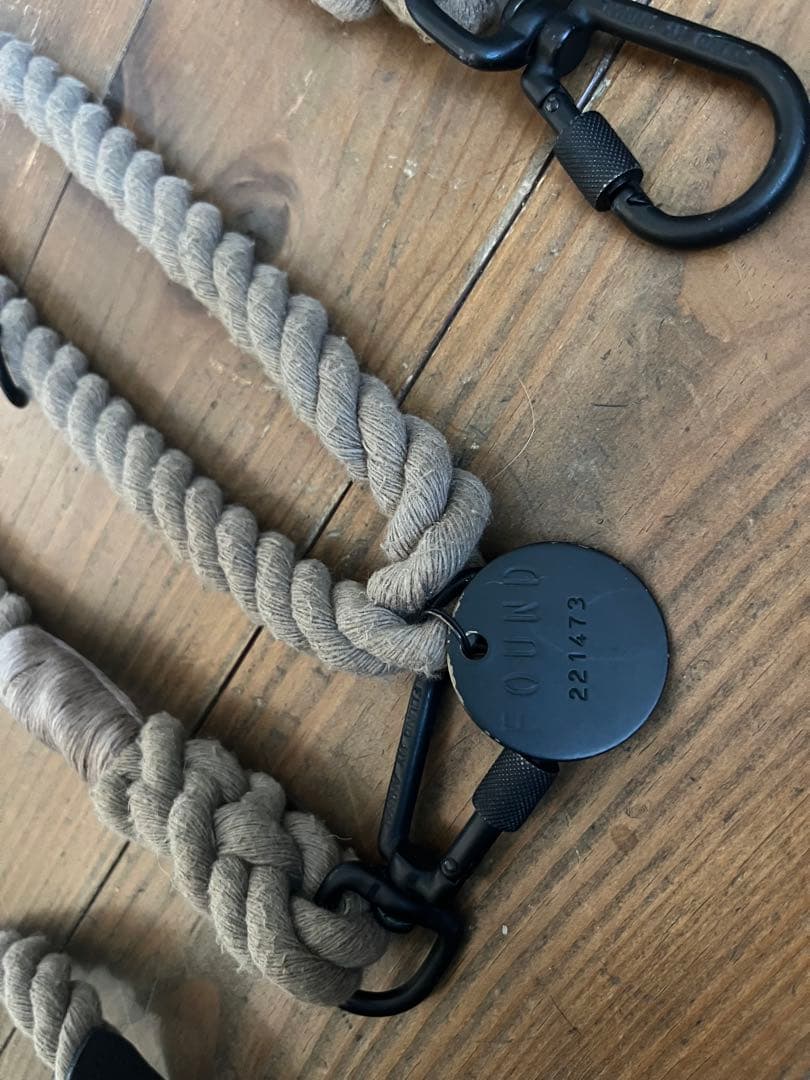 ◆FOUND MY ANIMAL 犬用ハーネス ロープリード 首輪 セットL