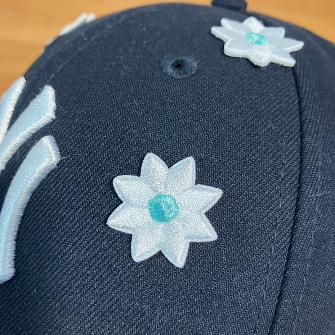 Nick Gear TF. 3D Flower Cap ネイビー×TFブルー