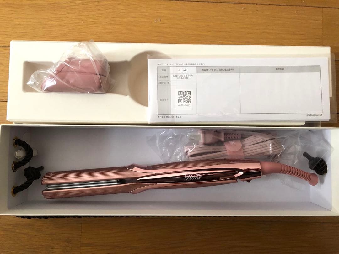 リファ　ビューテックストレートアイロンプロ　ピンク