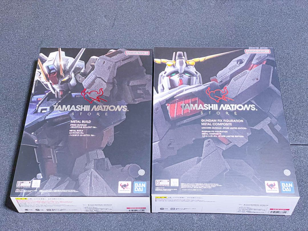 メタルビルド　ストライクガンダム　メタルコンポジット　ユニコーンガンダム