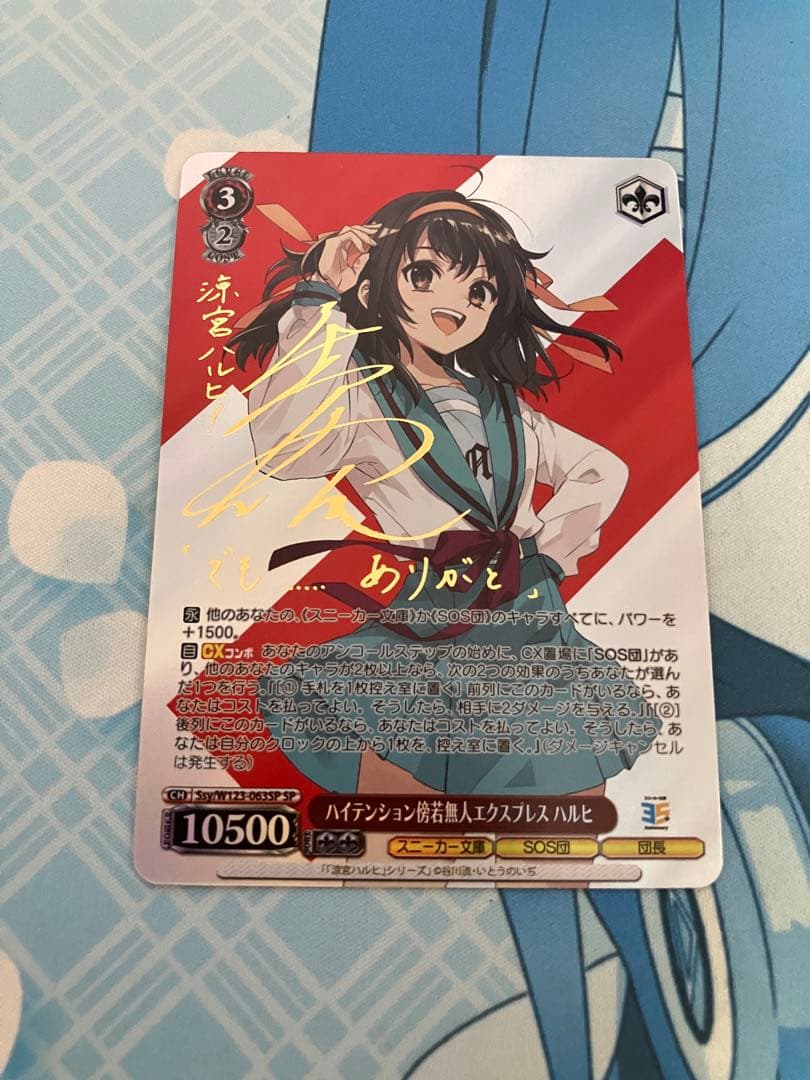 WS ハイテンション傍若無人エクスプレス ハルヒ SP サイン
