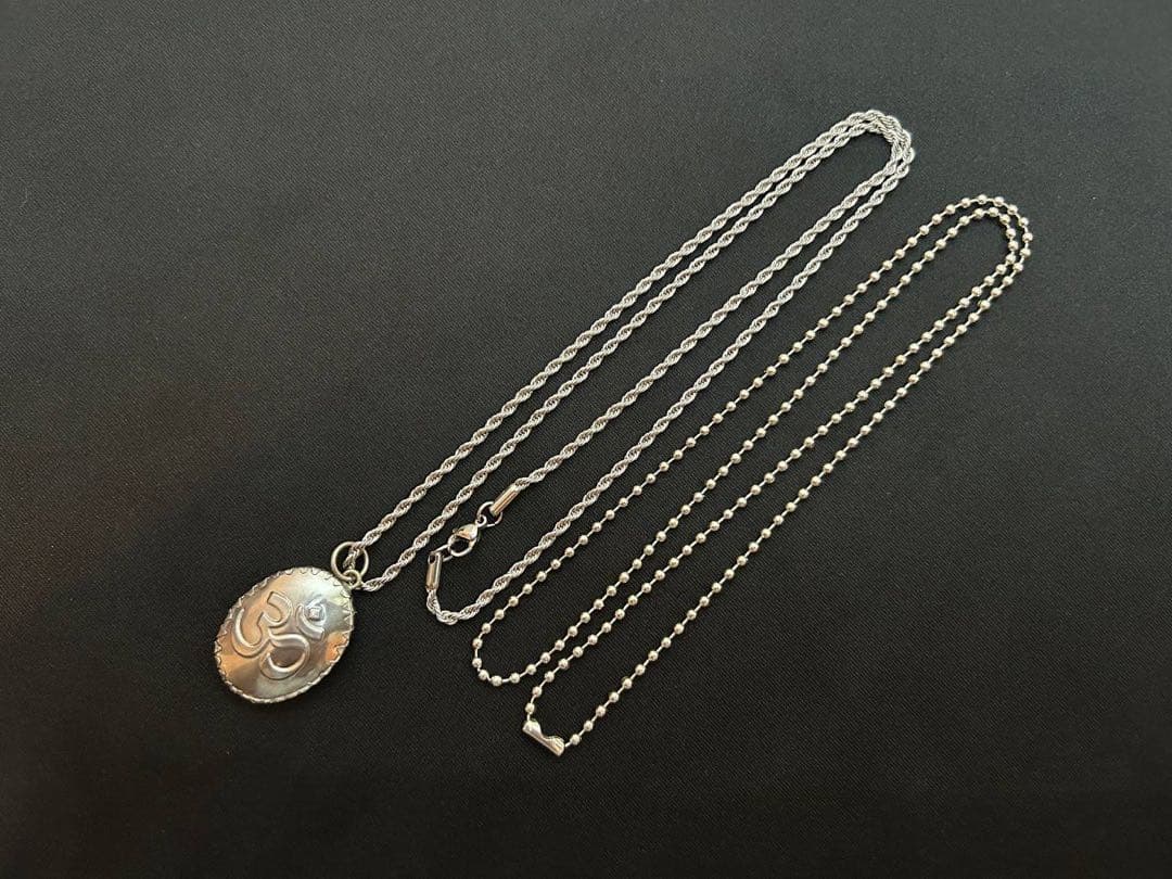 藤井風 イメージペンダント ネックレス 【オーム文字・シヴァ神・赤】