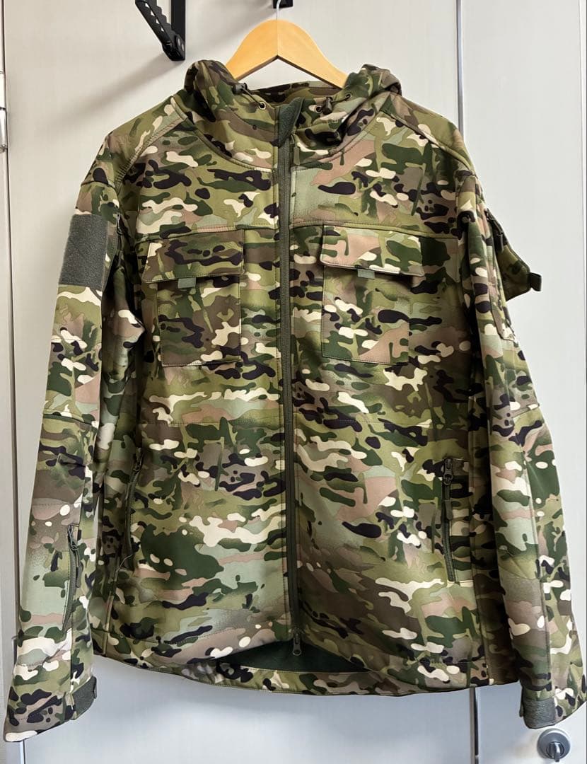 未使用ロシア軍北朝鮮軍仕様マルチカム防寒外被表地防風撥水素材裏地総フリース