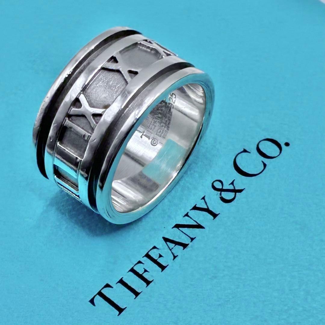 ティファニー アトラス ワイド リング 15.5号 シルバー 男女兼用 大きい