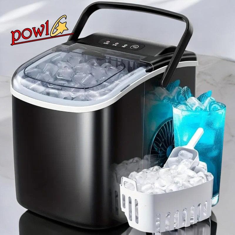 ポータブルミニ製氷機家庭からキャンプアウトドア発電機で使えるコンパクト持ち運び楽