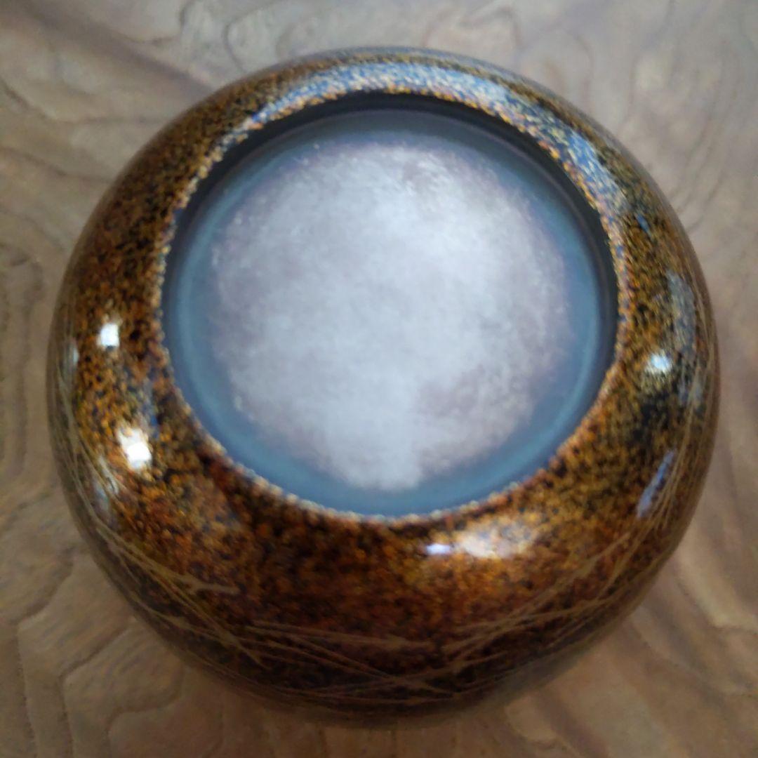 茶道具　棗　大棗　松葉散し　中村宗尹　作　銀地　表千家　裏千家　【匿名配送】