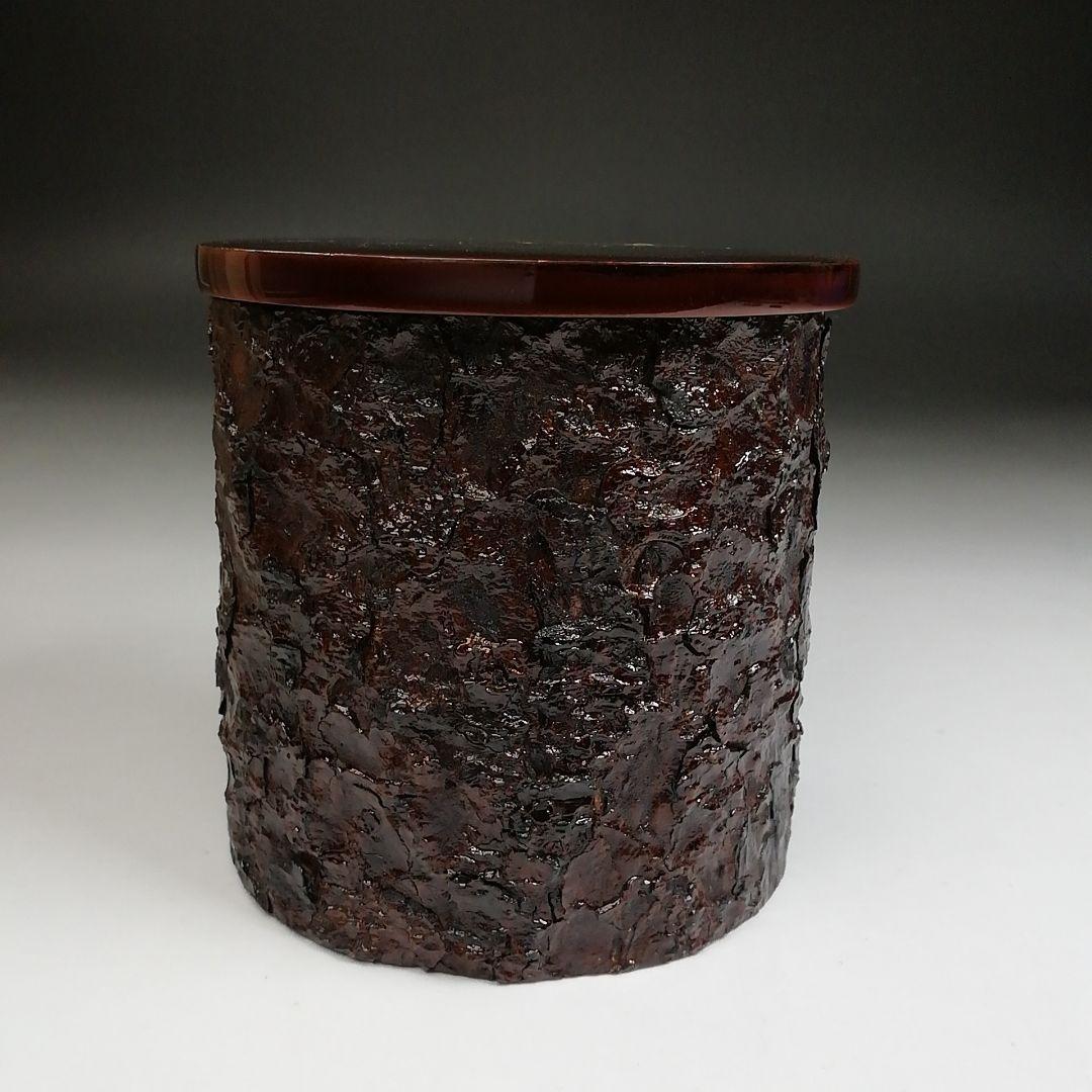 Ｔ９３０　棗　『松笠蒔絵』『松　金輪寺』『一星 作』　共箱　茶道具