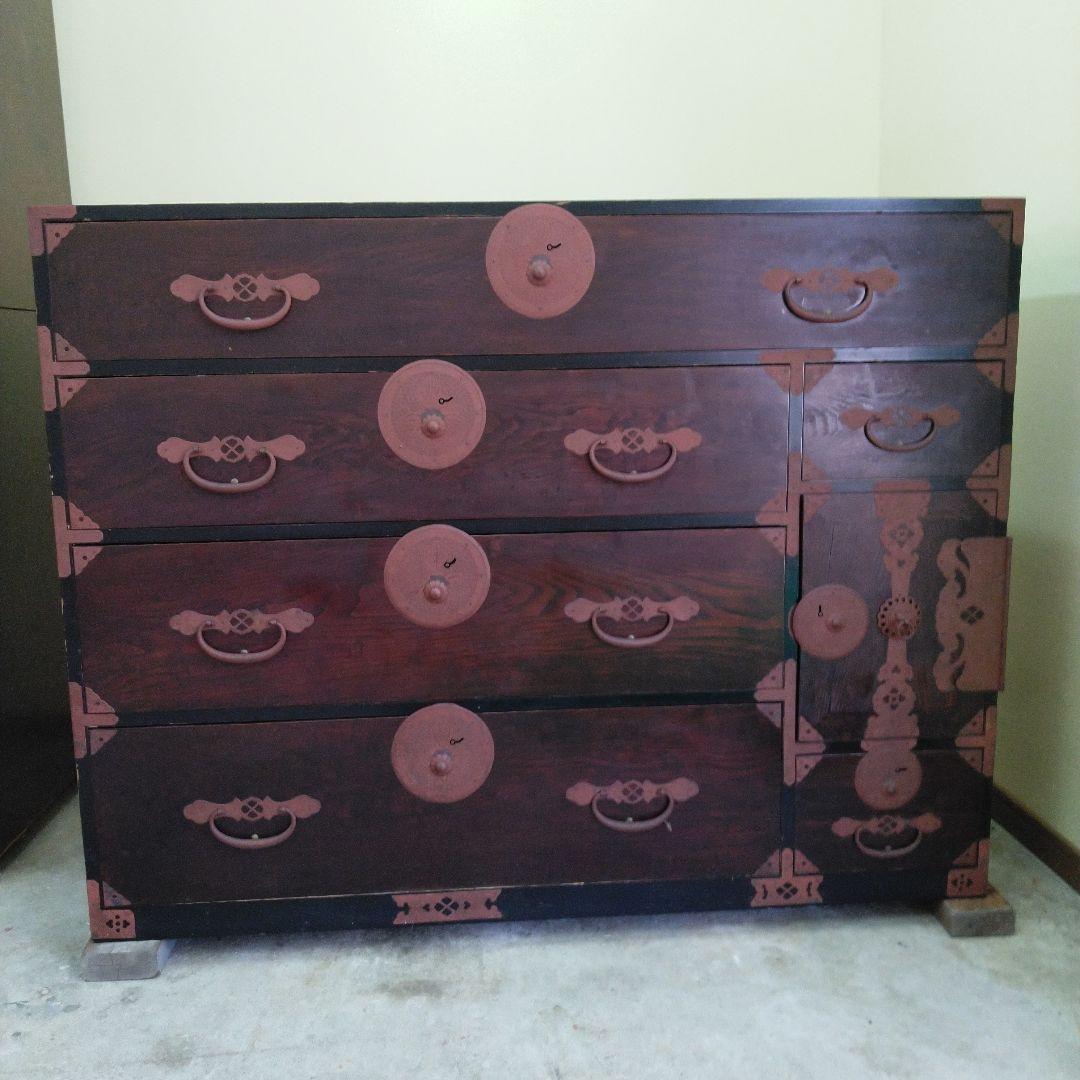 古い和箪笥　昭和レトロ　アンティーク