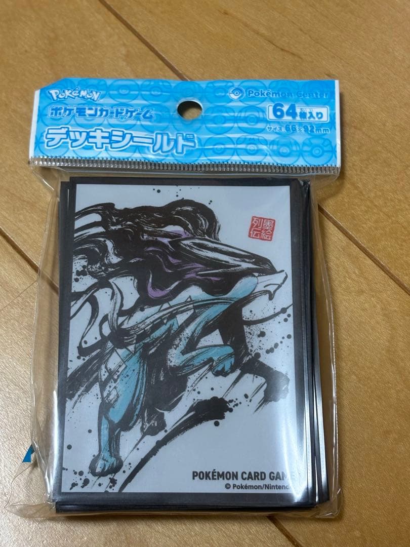 ポケモンカード　デッキシールド　墨絵列伝セット