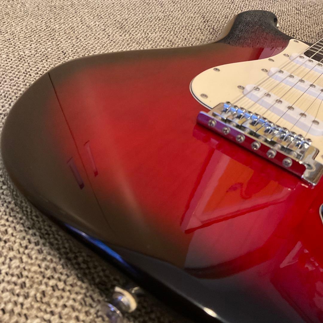 け*ん様 美品 エレキ ギター　ストラトキャスタータイプ　SELDER　パープル