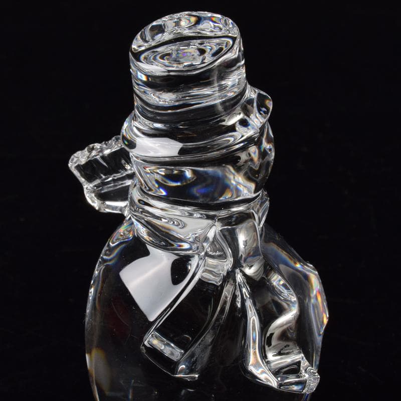 Baccarat　バカラ　クリスタルガラス　スノーマン　置物　箱付　V　7134