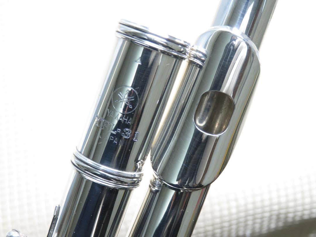 全タンポ＆ヘッド・コルク交換済　フルート　頭部管銀製　ヤマハ　YFL-31