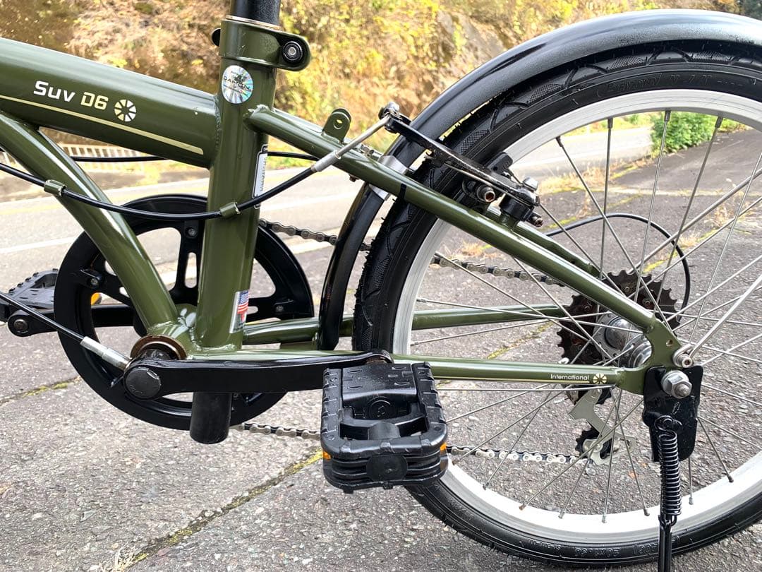 【即乘】送料無料 DAHON 折り畳み自転車 SUV D6 6速ミニベロ 小径車