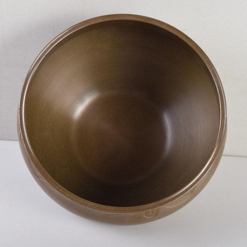 茶道具　高岡銅器　般若勘渓作　唐銅　唐草彫　建水　共箱　C　8980