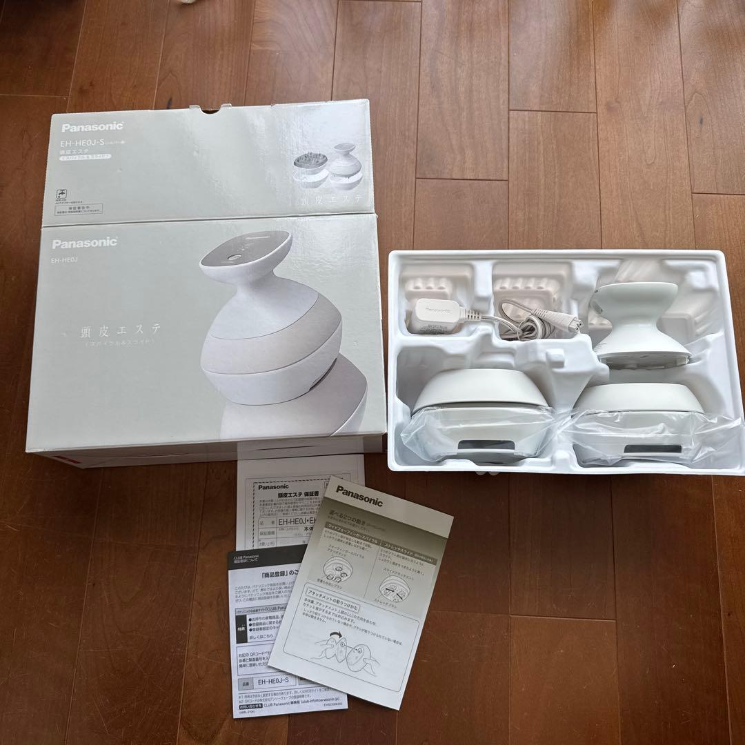 【美品】Panasonic 頭皮エステ EH-HE0J-S