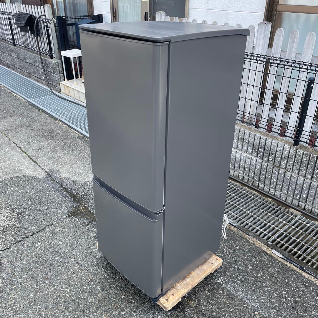 三菱2024年製146L冷蔵庫 マットチャコール 極美品 送料/設置無料