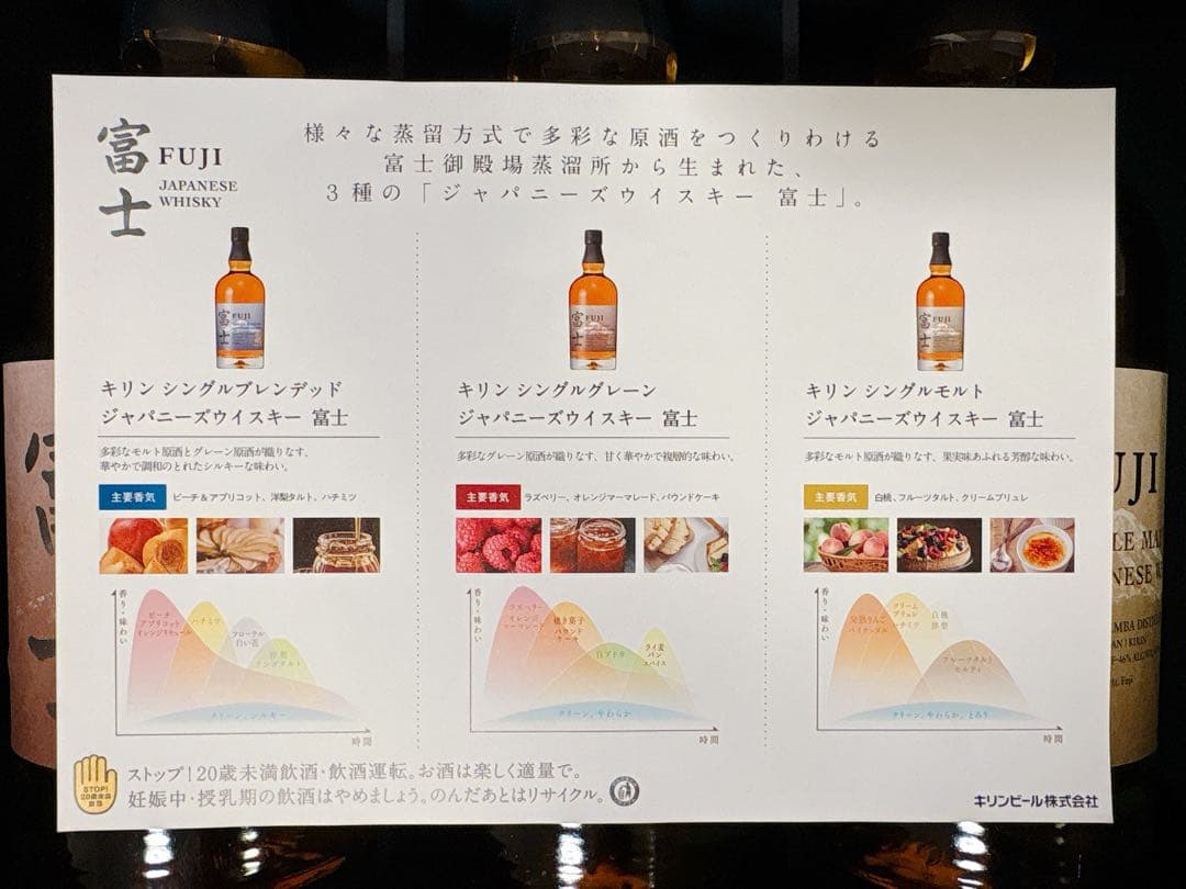 キリン ジャパニーズウイスキー 富士 3本セット