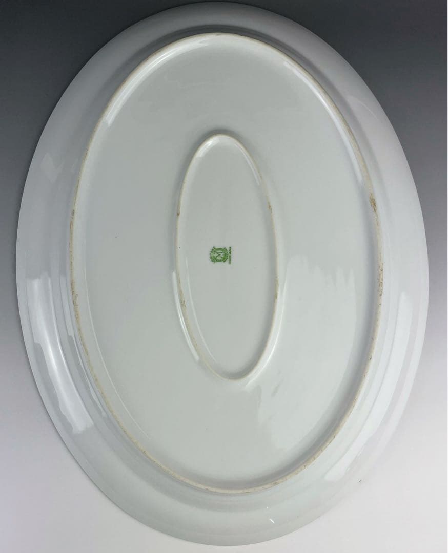 【大型４０cm！】オールドノリタケ 鹿紋 金盛り 大皿 プレートセット