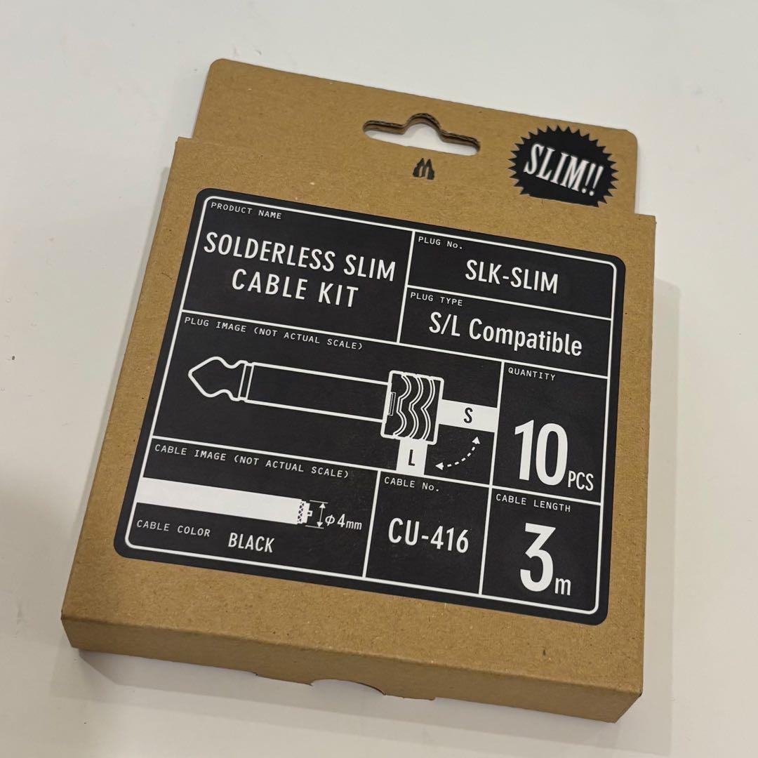 配信機器・PA機器・レコーディング機器 SOLDERLESS SLIM CABLE KIT 3m SLK-SLIM