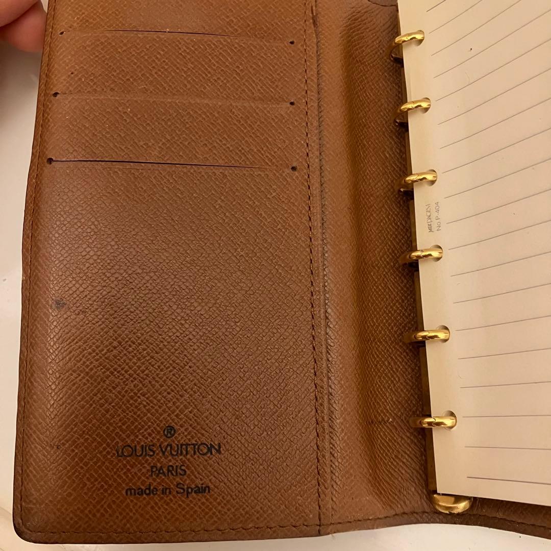 LOUIS VUITTON モノグラム 手帳カバー　 アジェンダ　PVC カバー
