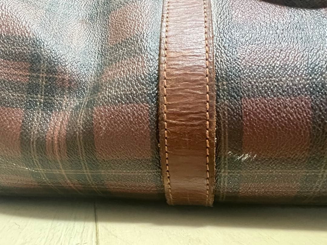 じ*ん様 ラルフローレン ビンテージ チェック柄 ボストンバッグ