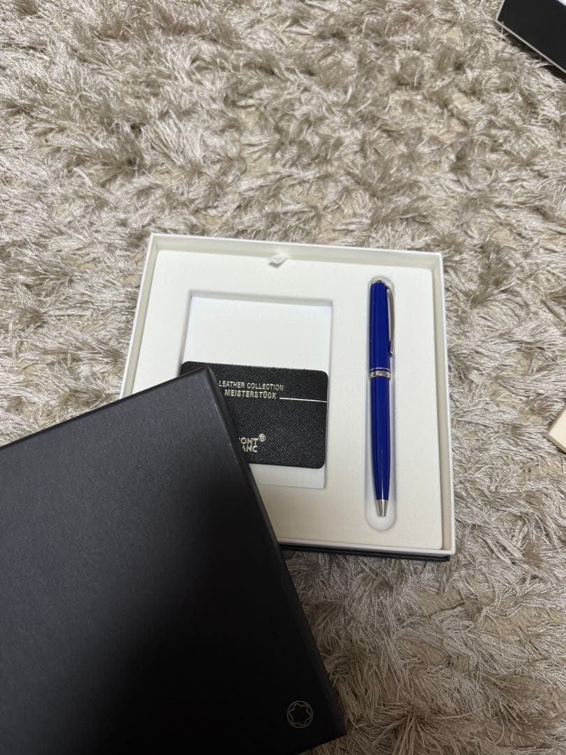 Mont Blanc ボールペン　ブルー　最終値下げ