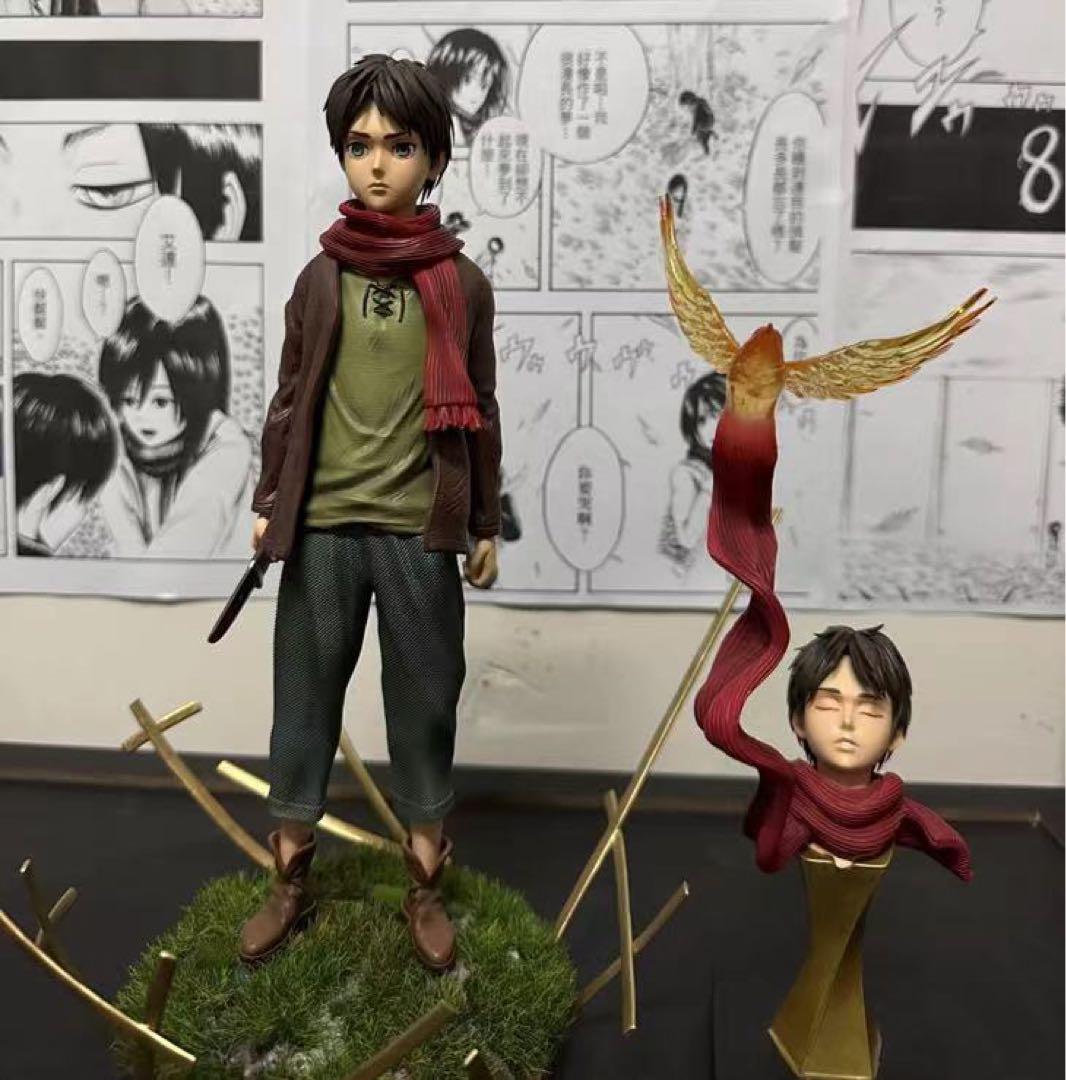 進撃の巨人 エレン・イェーガー ガレージキット ガレキ スタチュー⑦