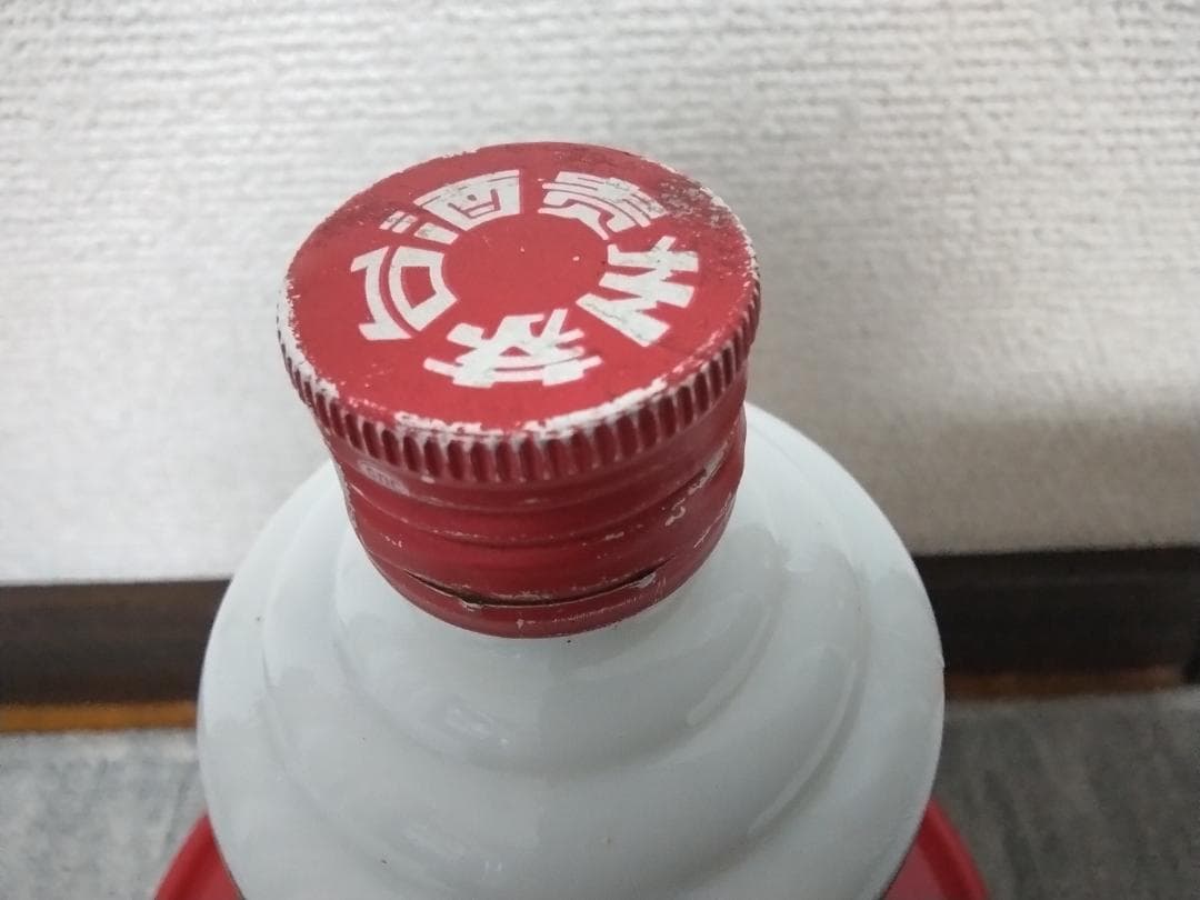 茅台酒 375ml 53%　総重量635g程　90年代？　天女ラベル　訳あり