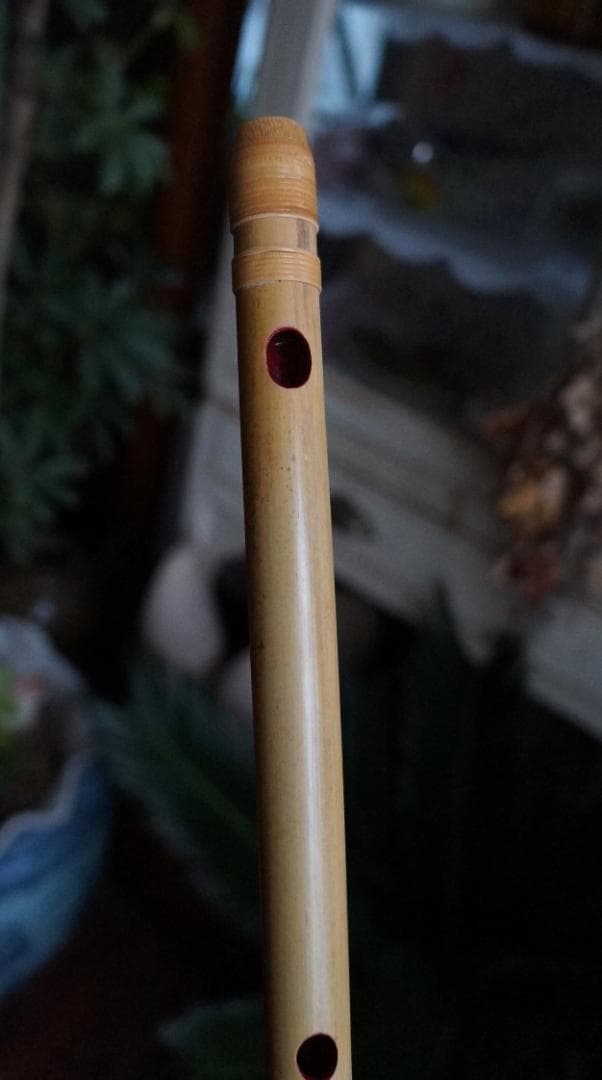 篠笛・蘭照・唄もの・八本調子・美品・竹笛・横笛・和笛・和楽器・七穴