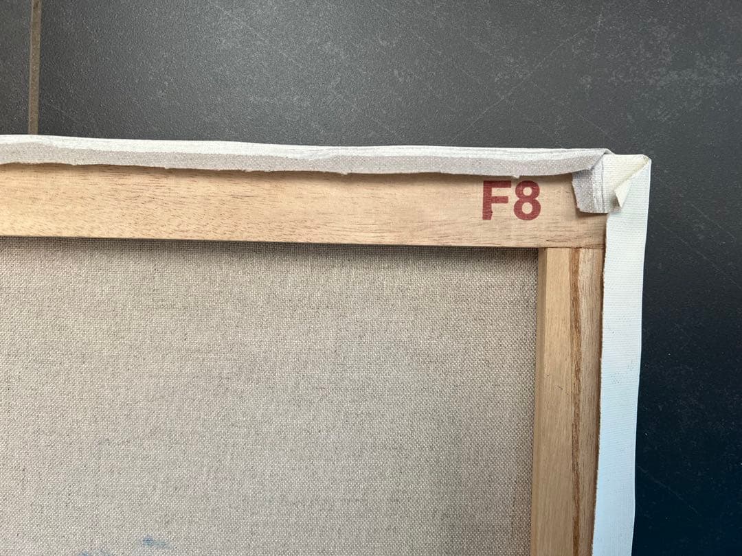 Wave/KURO F8 油絵　原画　風景画