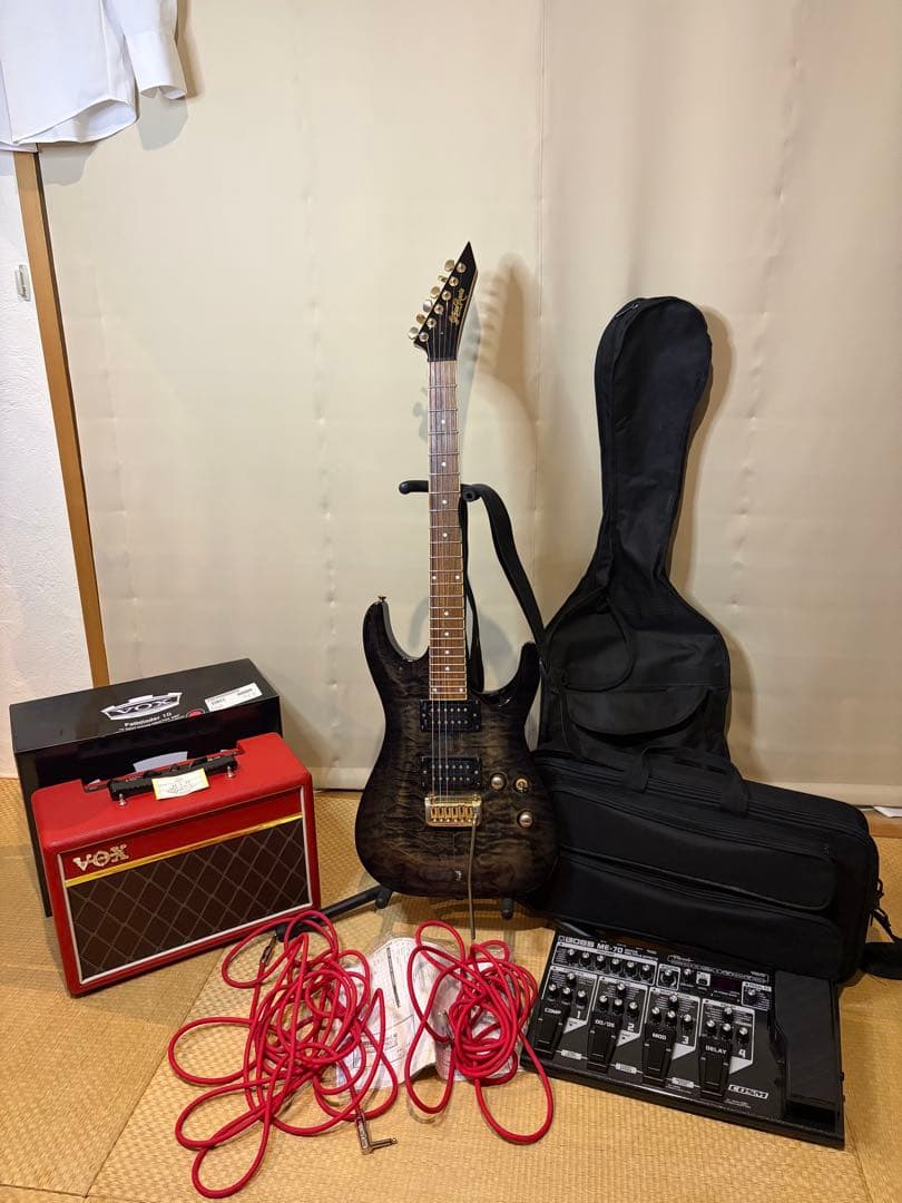 エレキギターセット ブラック・グラデーション