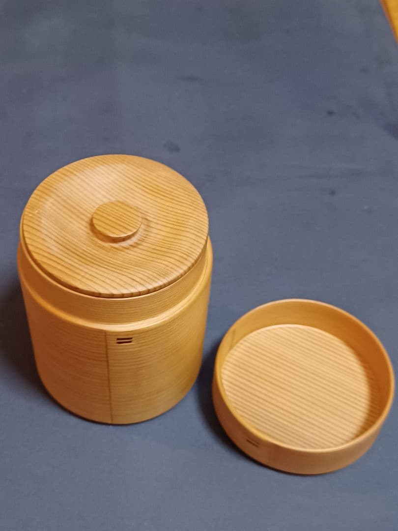 柴田慶信商店 お曲げわっぱ 茶筒