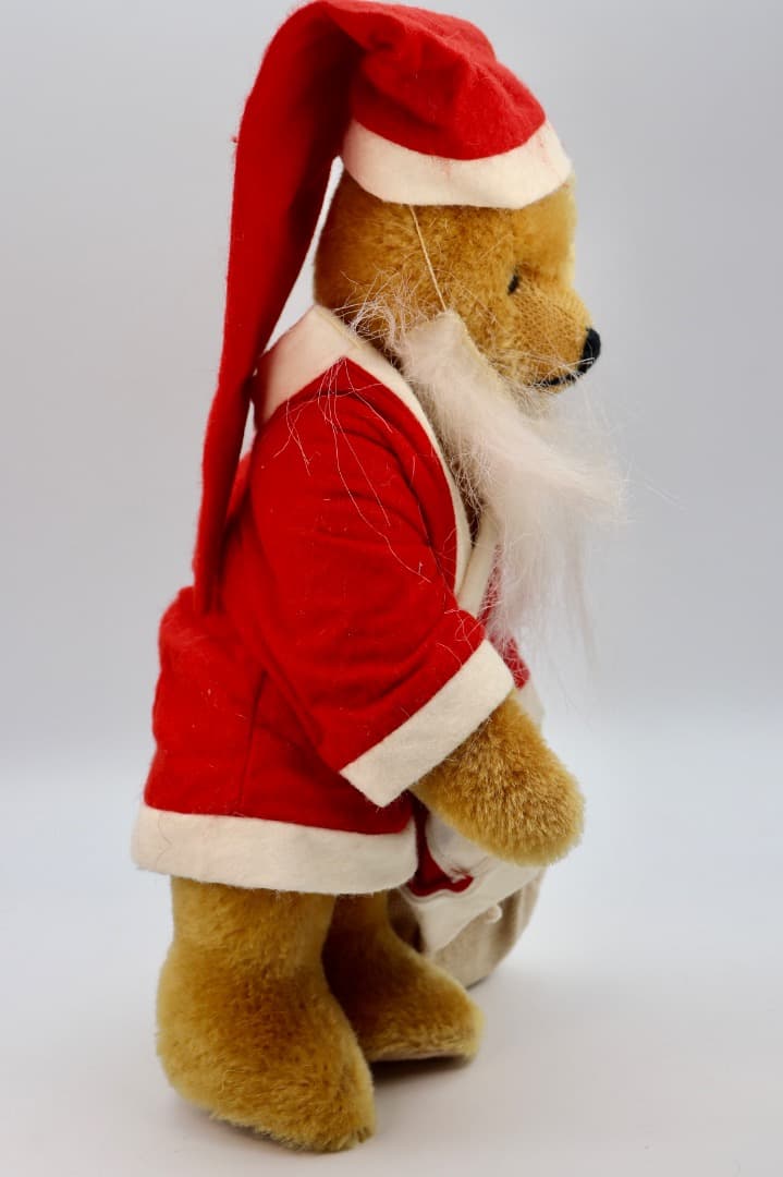 SCHUCO サンタクロース テディベア32cm ピッコロ２台付き