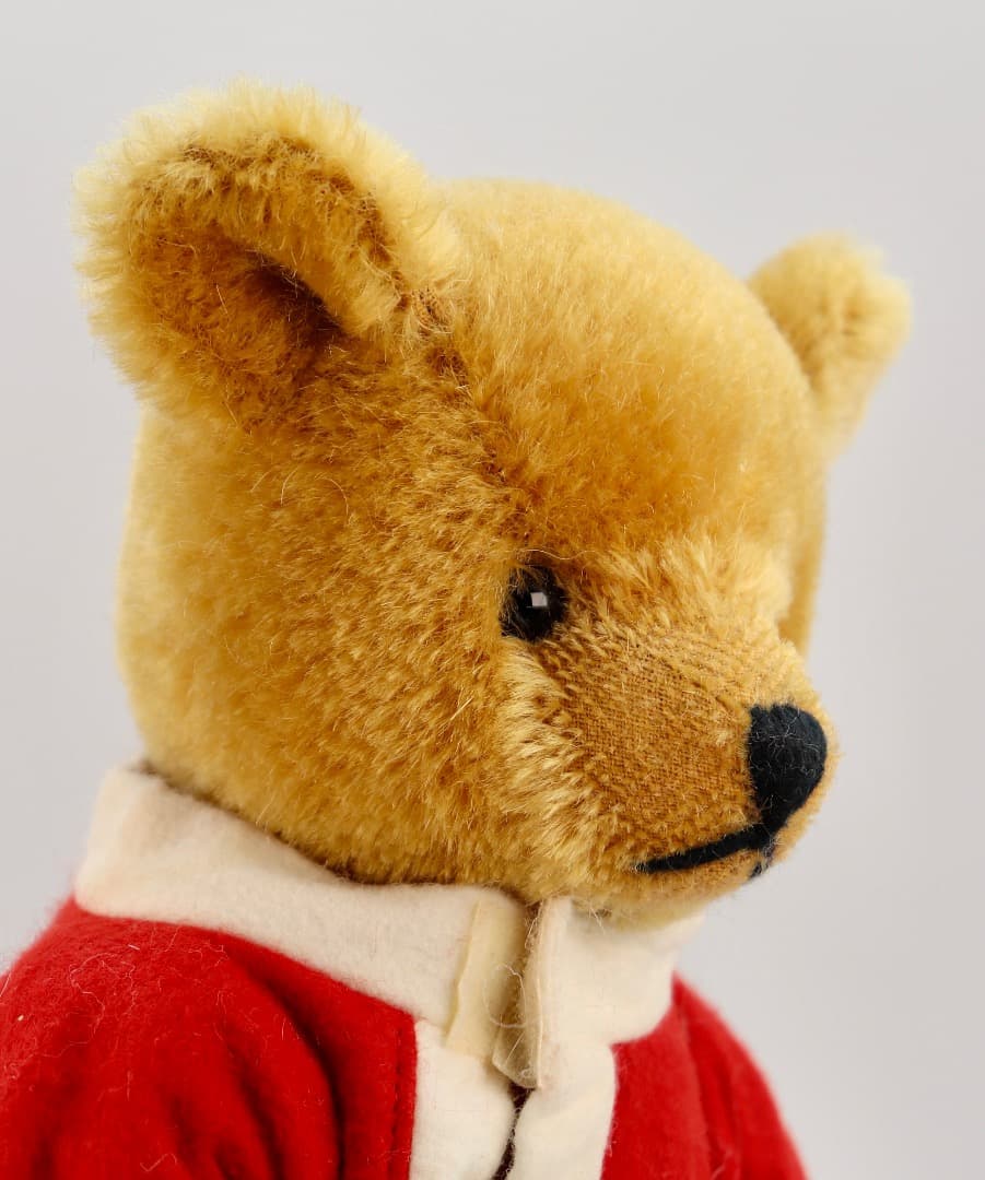 SCHUCO サンタクロース テディベア32cm ピッコロ２台付き