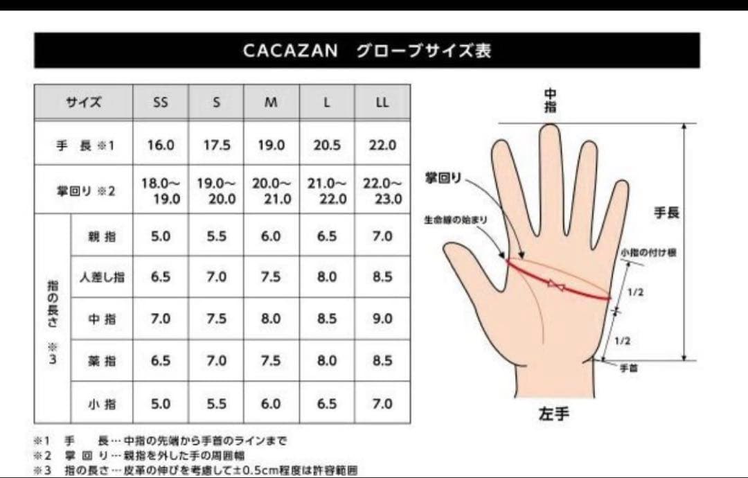 【美品】CACAZAN ドライビンググローブ レザー ブラック Mサイズ 日本製