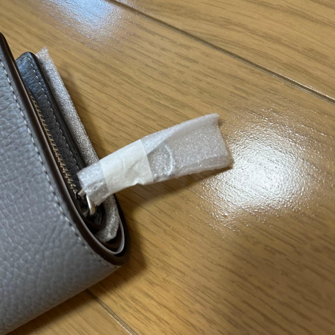 コーチ レディース 二つ折り 財布 グレー